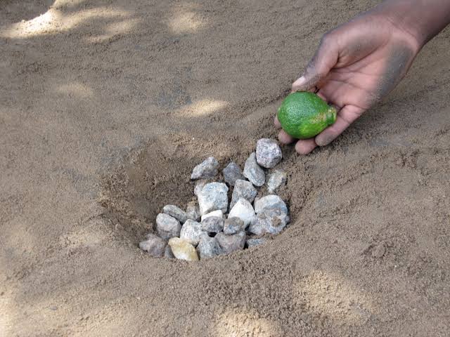 Traditional stone game